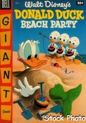 Walt Disney's Donald Duck Beach Party #2 © July 1955 Dell